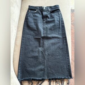 Agolde Black Della Skirt